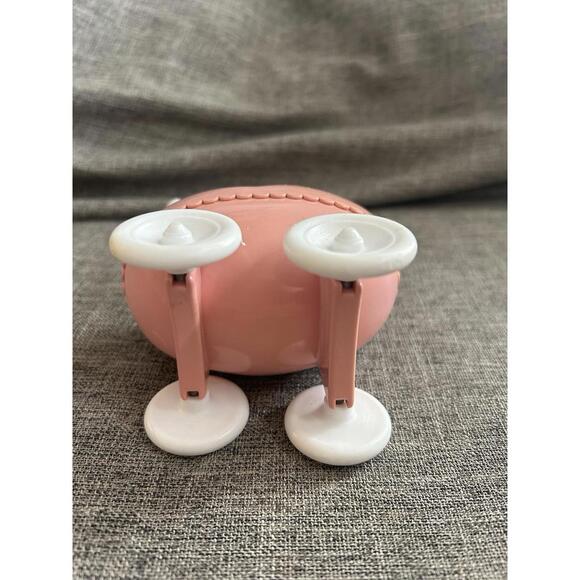 Vintage Little Tikes Dollhouse Pink & White Baby Buggy Carriage Stroller - Picture 6 of 6